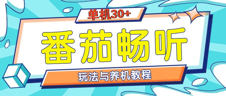 番茄畅听全方位教程与玩法：一天单设备日入30+不是问题-航海圈