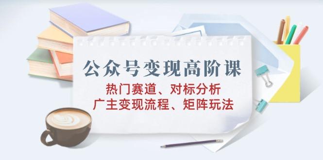 公众号变现高阶课：热门赛道、对标分析、广告主变现流程、矩阵玩法-航海圈
