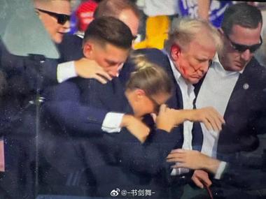 特朗普演讲枪击案，上午发生..#风向标-航海圈